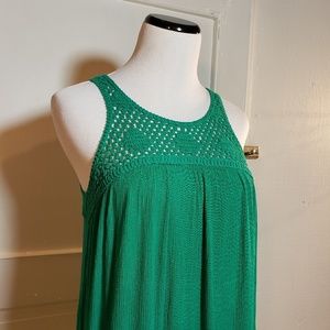 Francesca’s Alya brand Green Sleeveless dress Sm